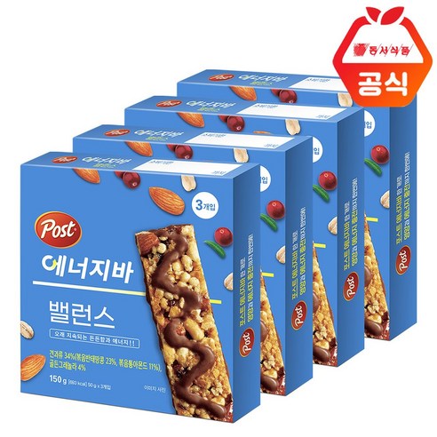 포스트 에너지바밸런스 150g x 4박스 총12개입