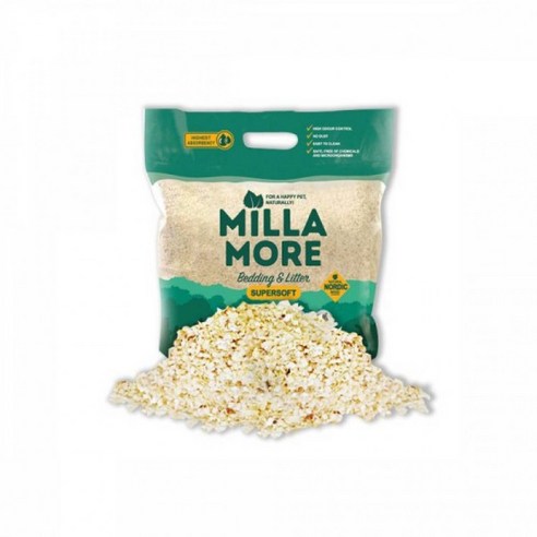 앵무새사료 밀라모어 소프트 베딩 2kg ( 먼지제로) 앵무새간식, 1개