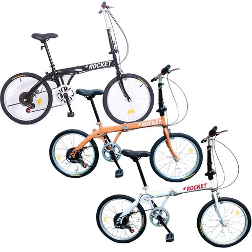 접이식자전거  닥터바이크 접이식 미니벨로 M-20 ROCKET, 미조립 배송, 오렌지
