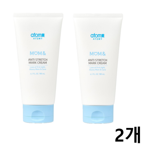 애터미 맘앤 튼살 크림 무향 180ml 718as1, 2개