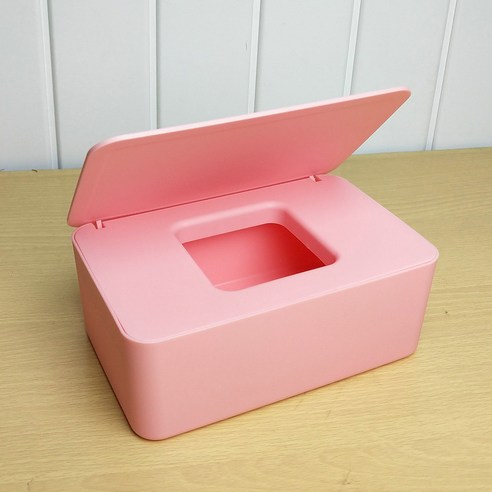 DFMEI 종이 상자 보관 상자 가정용 방진 데스크탑 티슈 상자, 분홍색