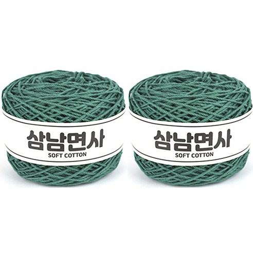 삼남뜨개실 삼남면사 200g 5개 사면 1개 덤 51컬러 코바늘실 뜨개실, 36합 05 세이지 200g