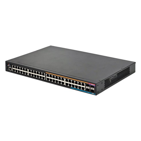 넥스트유 4352L3-25G L3 2.5G 48포트 스위칭허브 2SFP+ 2SFP28, 4352L3-25G, 1개