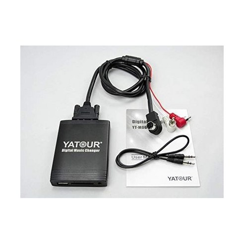 Yatour Car Digital Music Changer USB SD Aux MP30 인터페이스 카 스테레오 블루투스 옵션 Sony용 라디오