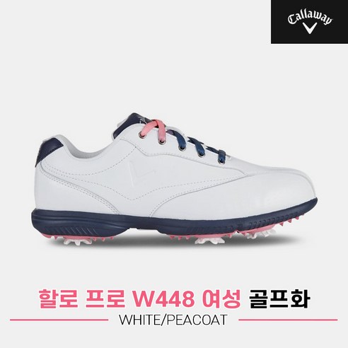[230mm ONLY][캘러웨이코리아정품]2023 캘러웨이 할로 프로 W448 골프화[화이트피코드][여성용]