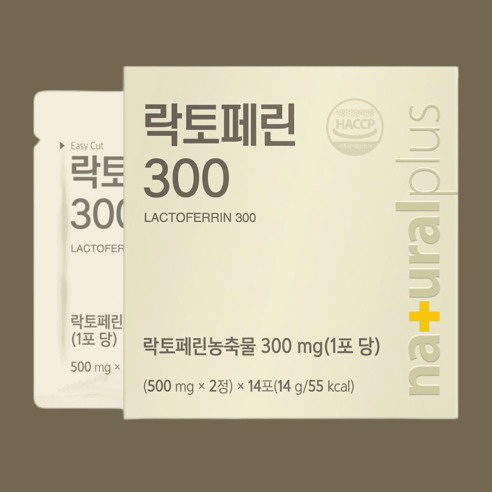 내츄럴플러스 락토페린 300 1박스, 60g, 1개