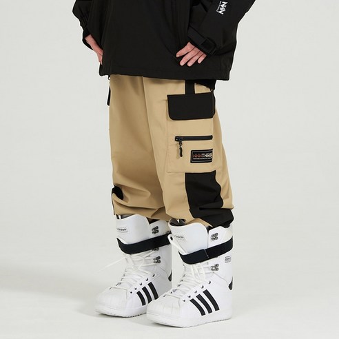 엔쓰리 2324 NNN 2COLOR CAGO STANDARD PANTS BEIGE / BLACK 스노우 보드복 팬츠