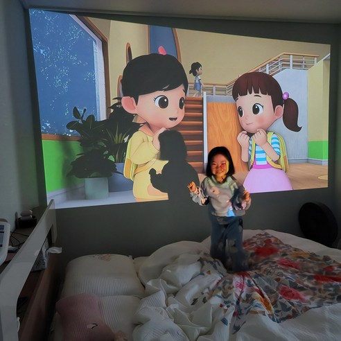 눈부신 순간을 담아내는 작은 영화관, 저스 미니빔 프로젝터