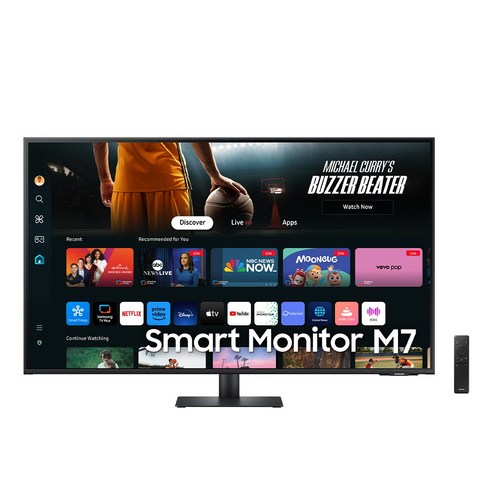 m732인치 삼성전자 스마트모니터 M7 S43DM700 107cm(43형) 4K UHD 스마트TV 모니터