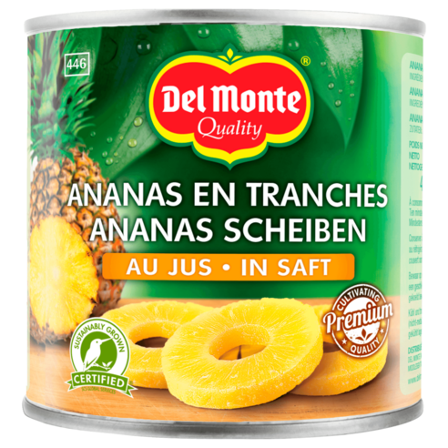 델몬트 Del Monte 통조림 파인애플 슬라이스 260g