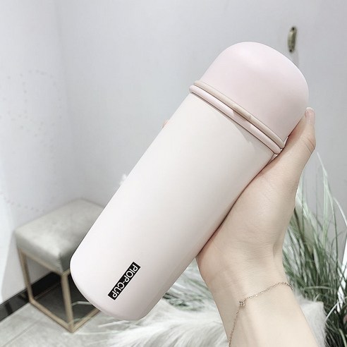 DFMEI 텀블러녀 심플 ins 오리지널 모던 후레쉬 센스 휴대용 물컵 창의 개성남 컵, 망고 컵 핑크, 컵
