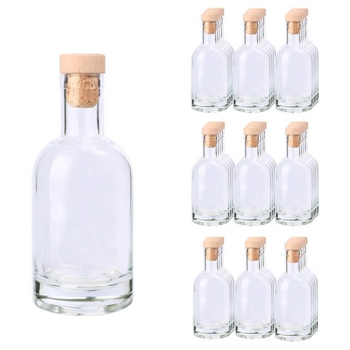 가인글로벌 위스키200 유리병 주류병 더치병 담금주 술병, T코르크(우드), 35개, 200ml