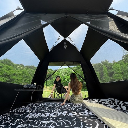 압도적인 할인, 완벽한 편의성! BLACKDOG 원터치 레저 텐트 2.4, 당신의 아웃도어 라이프를 새롭게 정의하다