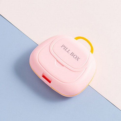 루미아 알약 케이스, 1개, 핑크