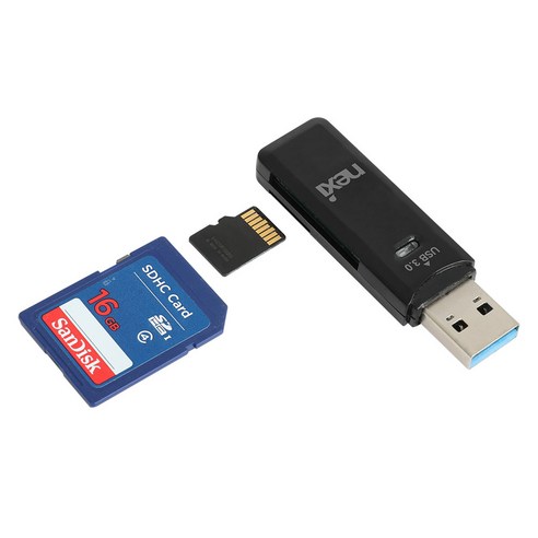 휴대용 USB3.0 멀티 마이크로 SD카드리더기 블랙박스 메모리 리더기 어댑터 스마트폰 핸드폰 젠더