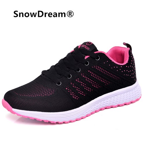 SnowDream 여성 스니커즈 캐주얼 패션