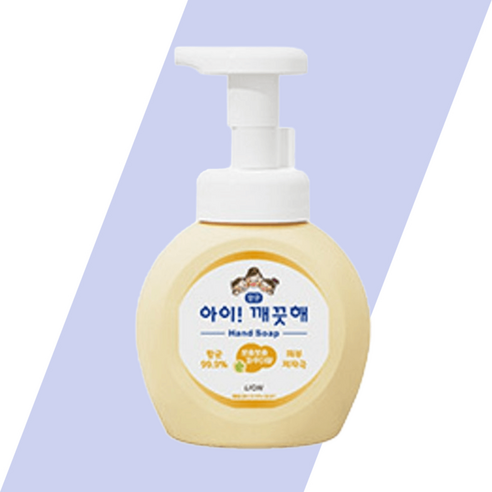 아이깨끗해 핸드워시 파우더향 손세정제, 250ml x 5개, 1개 손세정제리필