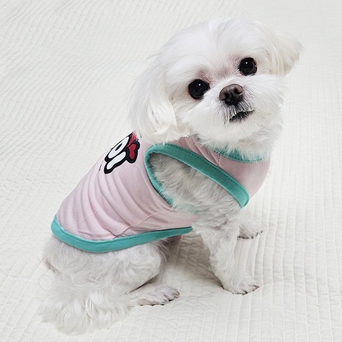 도기코디 막둥이 나시, 핑크, 1개