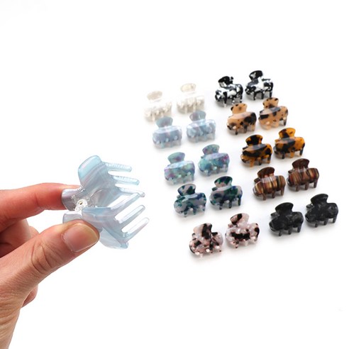 우아함과 개성을 담은 헤어 액세서리, 코욜하우키 프랑스핀 미니 집게핀 세트