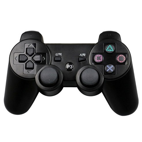 YJQ 무선 블루투스 컨트롤러 소니 PS3 게임 패드 플레이 스테이션 3 조이스틱 원격 소니 플레이 스테이션 3 Controle, Black