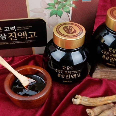 고려 홍삼액 골드 80ml x 60포 60개입 11 한삼수 6년근 고려홍삼진액고 500g x 2개
