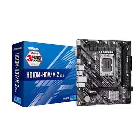 ASRock H610M-HDV/M.2 R2.0 D4 디앤디컴, 메인보드 Best Top5 ASRock H610M-HDV/M.2 R2.0 D4 디앤디컴, 메인보드 Best Top5