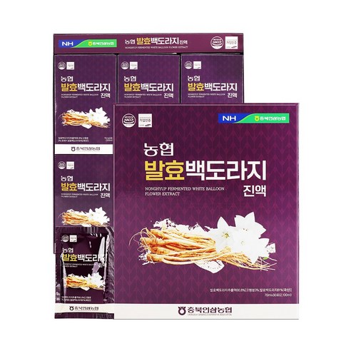 [농협] 발효 백도라지 진액, 30포, 70ml