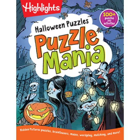 Halloween Puzzles Paperback, Highlights Press, English, 9781629792651