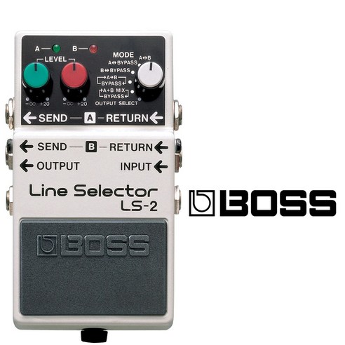 다채로운 셋팅의 집중 콘트롤! Boss LS-2 Line Selector (라인셀렉터)