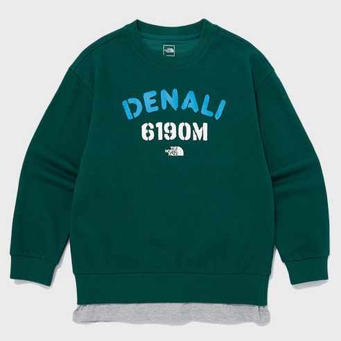 [노스페이스] 키즈 스쿨데이 스웻셔츠 NM5MQ04U_JGR 노스페이스키즈