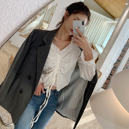 떳다그녀 테리시 더블 자켓