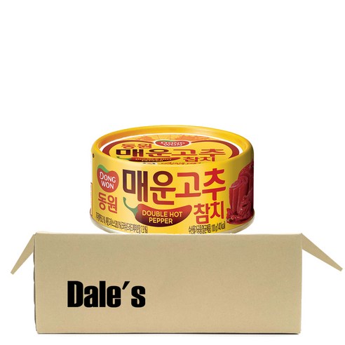 데일즈기획 동원 매운 고추 참치, 100g, 1개