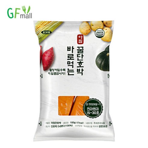 바로먹는 아침 단호박 100gX10팩 1kg, 10개