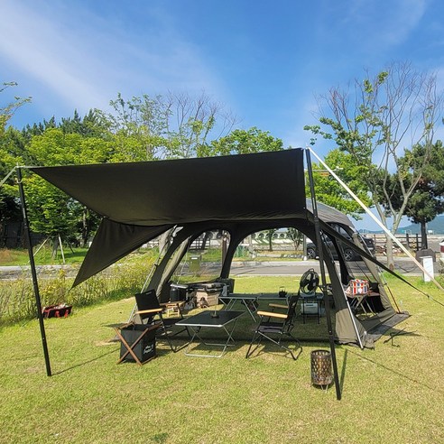 감성과 실용성을 겸비한 하이브쉘터 전용 타프