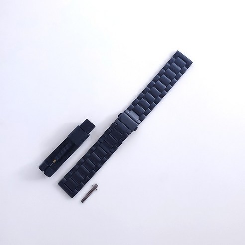 티타늄 도금 스트랩 삼성 갤럭시 시계 4 클래식 46mm 42mm/갤럭시 Watch4 44mm 40mm 밴드 금속 스테인레스 스틸 시계 밴드, Black