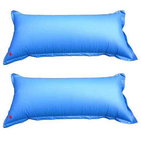 Robelle 374802 디럭스 1.2m x 2.4m4피트 8피트 아이스 이퀄라이저 에어 베개 지상 겨울 수영장 커버용 2팩 3713736582