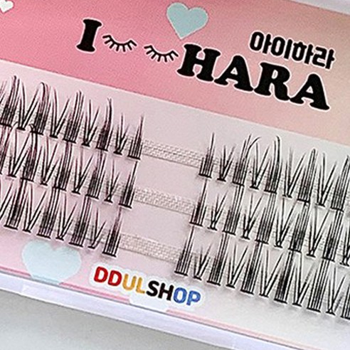 떨샵 아이하라 속눈썹 인조 가닥속눈썹, 1개, 내추럴래쉬 속눈썹세트