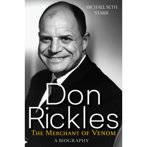 (영문도서) The Merchant of Venom: Don Rickles a Biography Hardcover, Citadel Press, English, 9780806541723