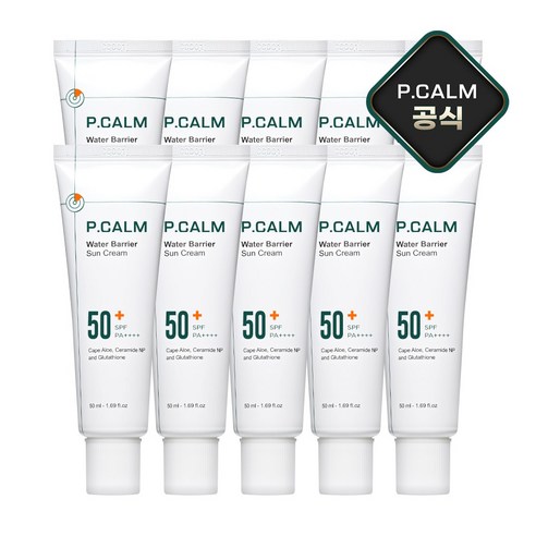 피캄 워터베리어 선크림, 50ml, 10개