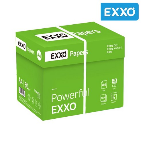 [엑소] (EXXO) A4 복사용지(A4용지) 80g 2500매 4BOX, 10000개