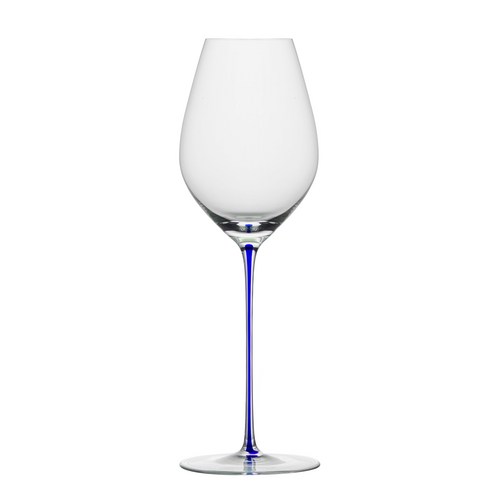 BRC 크리스탈 레드와인잔 블루, 670ml, 1개