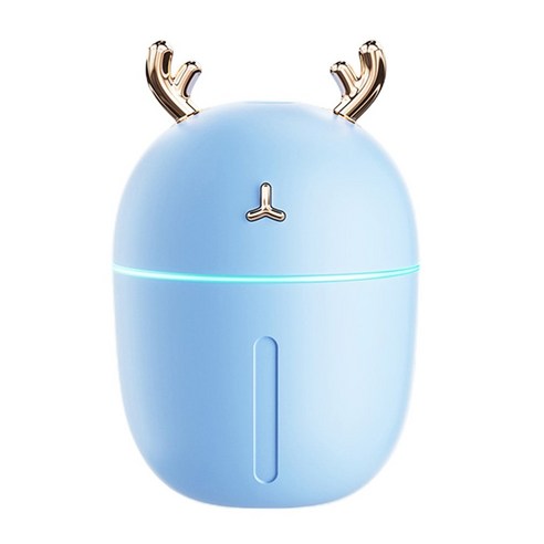 귀여운 USB 가습기 가정용 정숙성 디퓨저 대용량, 파란색