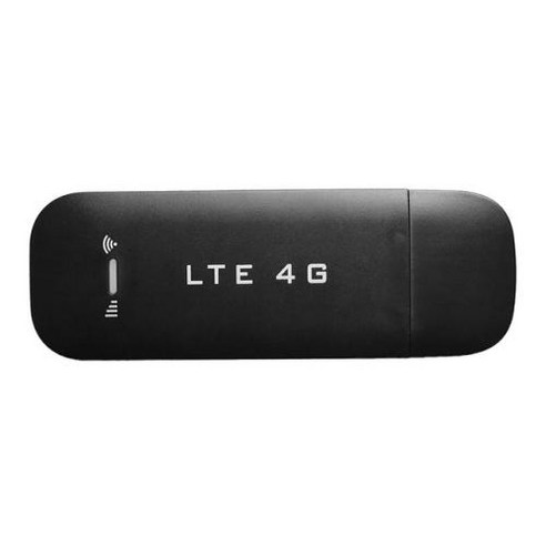 LTE라우터 모뎀 휴대용 SIM 카드 슬롯이 있는 4G 무선 USB 동글 노트북 모바일 광대역 150Mbps 고속, 2) Black, 2) Black