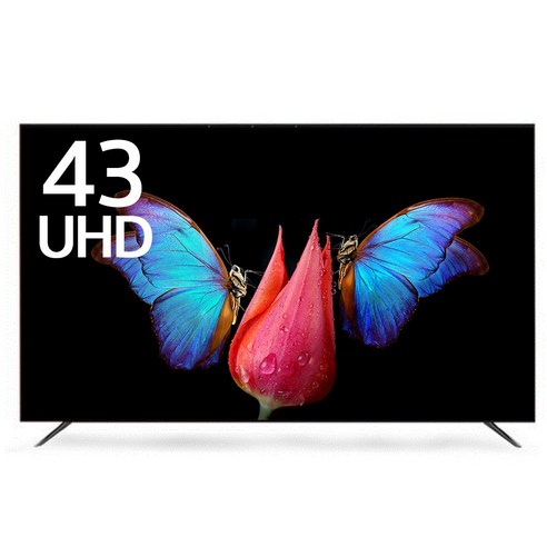 프리토스 43인치 4K UHD TV LED 원룸 캠핑 가성비 중소기업TV, 기본, 자가설치 (택배)