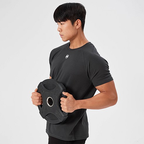 허그본 나그랑 심볼 머슬핏 반팔 6컬러