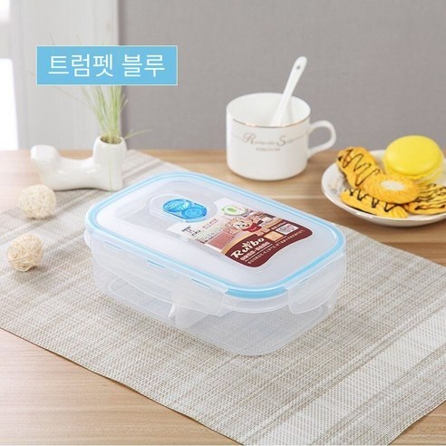 YY별도의 전자 레인지 플라스틱 도시락 학생 암나사 단열 도시락 성인 사무실 대용량 도시락, 색깔15_도시락 + 식기