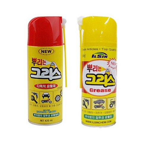 일신케미칼 뿌리는구리스 420ml-2개, 2개