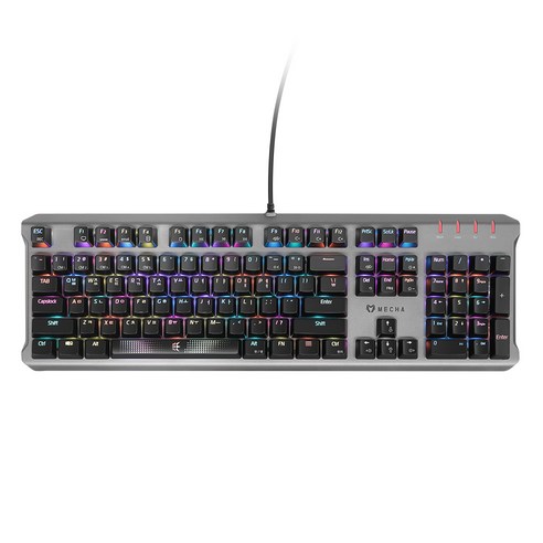 마이크로닉스 메카 ZK2 마닉축 RGB 게이밍 기계식 키보드, 청축