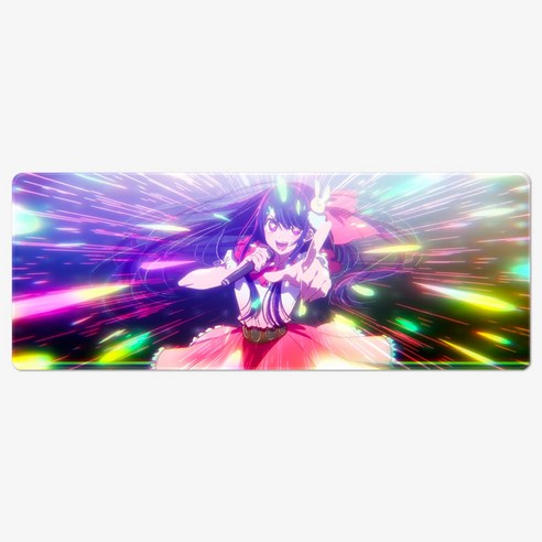 최애의아이 만화 마우스장패드 대형 L 특대형 2XL, 02.최애_L(800x300x4), 1개