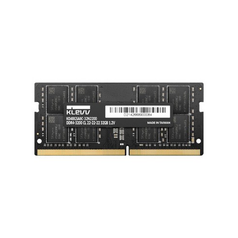 에센코어 KLEVV DDR4 32G PC4-25600 CL22 3200MHz 노트북용 파인인포 (하이닉스 칩 내장)